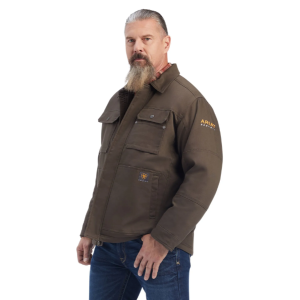 Ariat Rebar DuraCanvas Sherpa Lined Mens Jacket Size Small